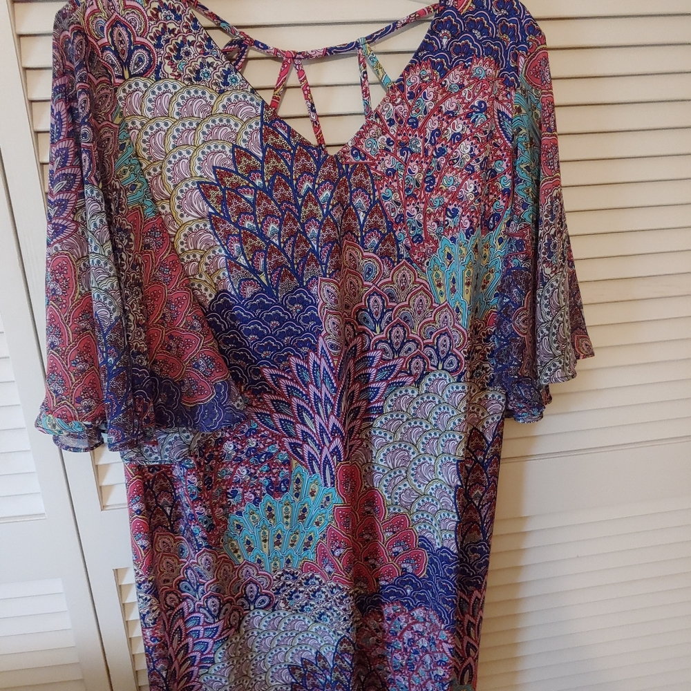 Pretty Flutter Sleeve Dress
